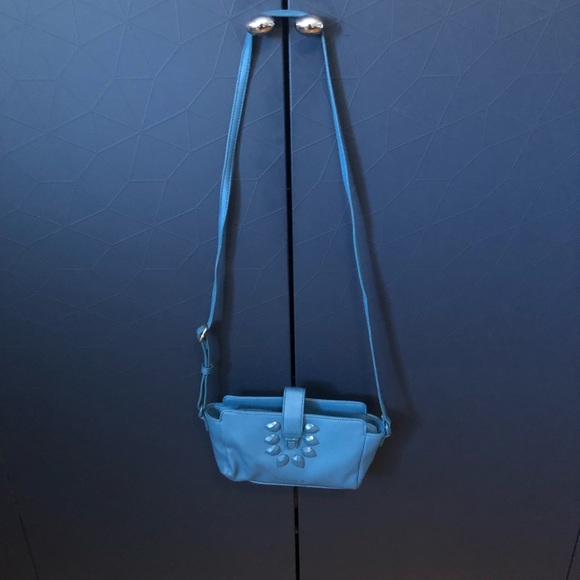 UNITED BENETTON blue small crossbody purse - Picture 10 of 10